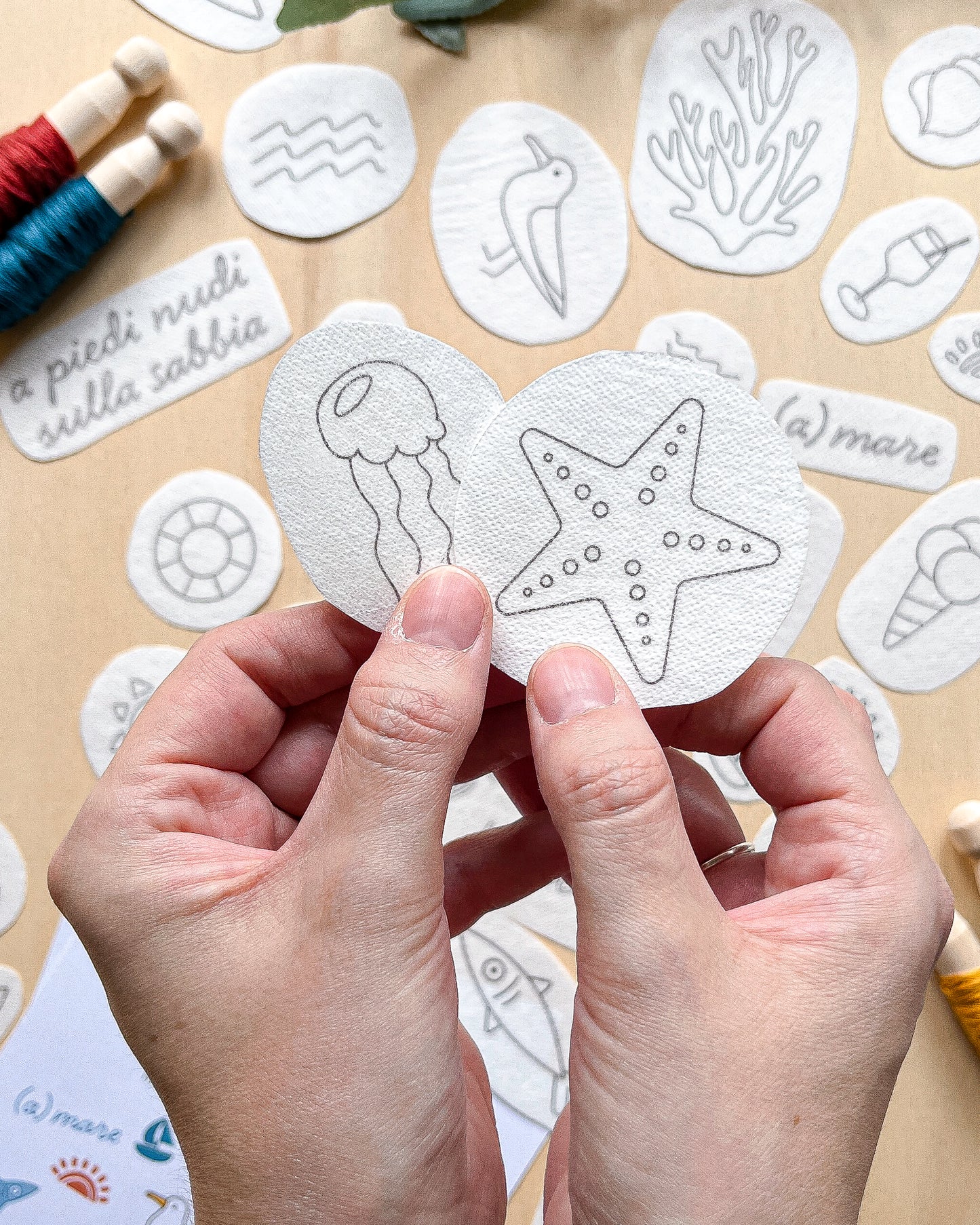 Pacchetto di stick and stitch - Mare