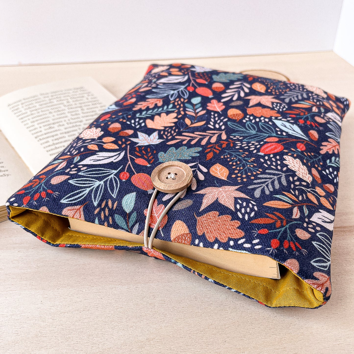 Custodia per libri imbottita autunnale