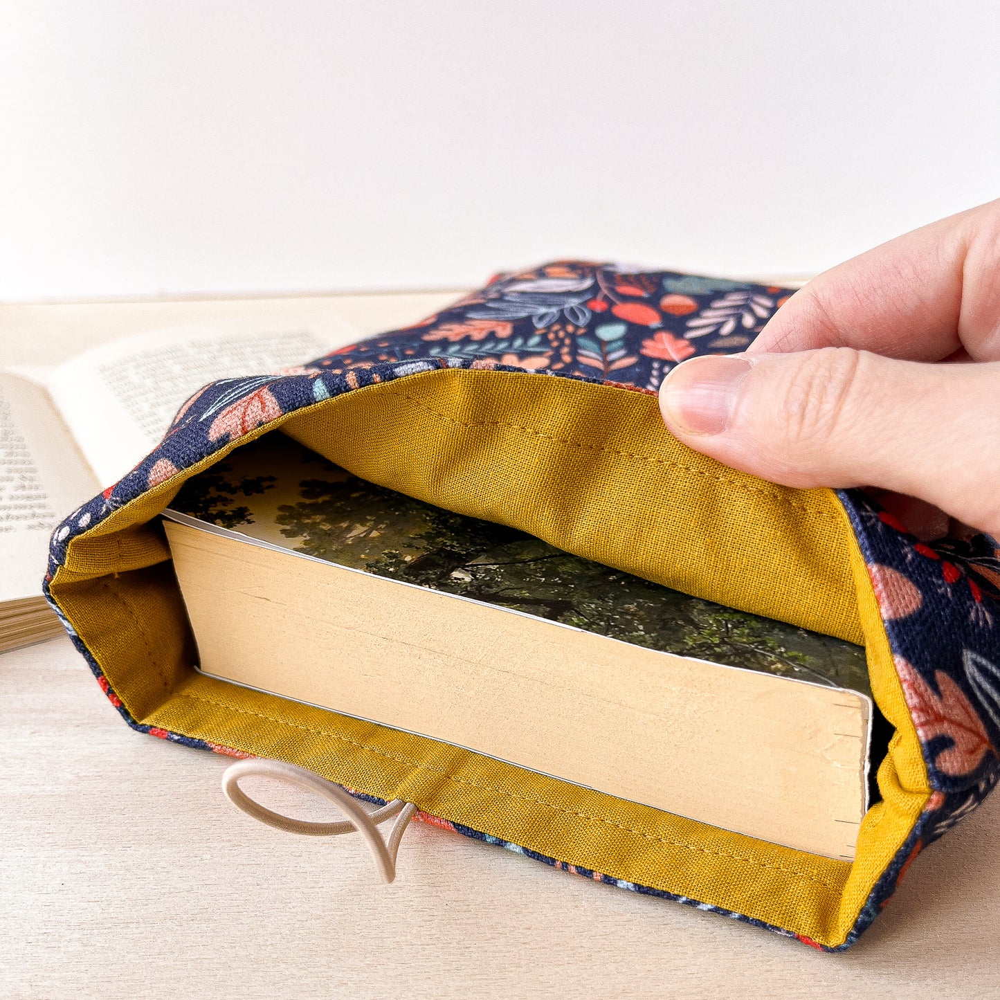Custodia per libri imbottita autunnale