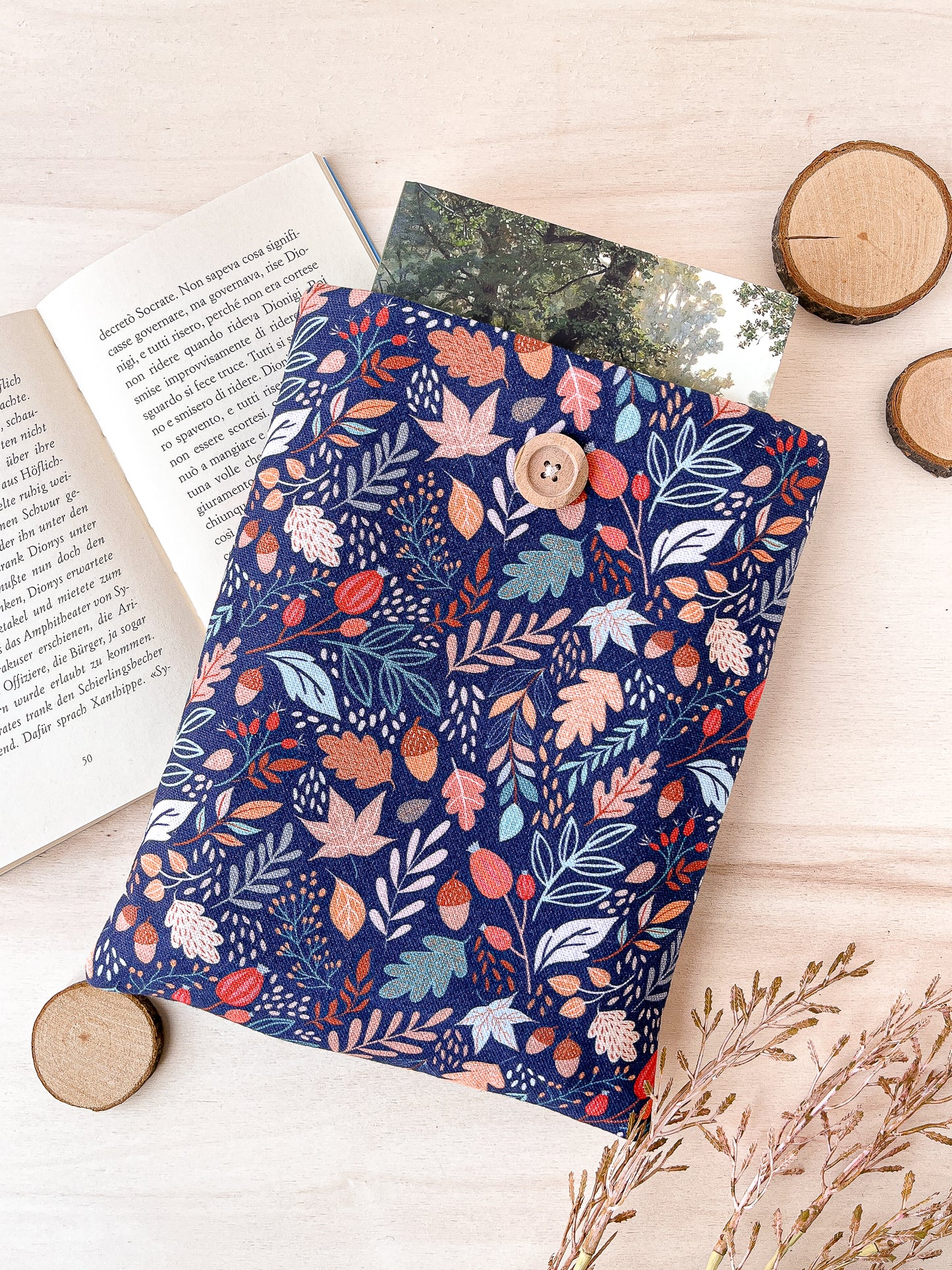 Custodia per libri imbottita autunnale