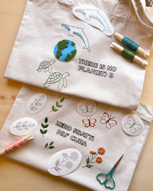 Workshop di ricamo su shopper - AMethic Studio Manifattura Tabacchi 26 settembre