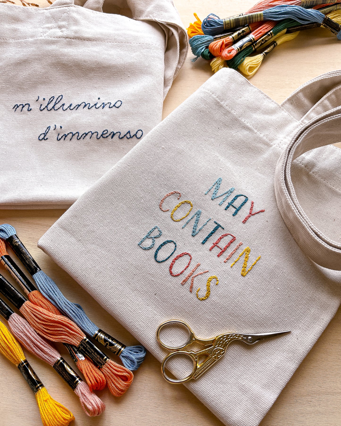 Workshop di ricamo su shopper - Shake cafè Manifattura Tabacchi 30 maggio