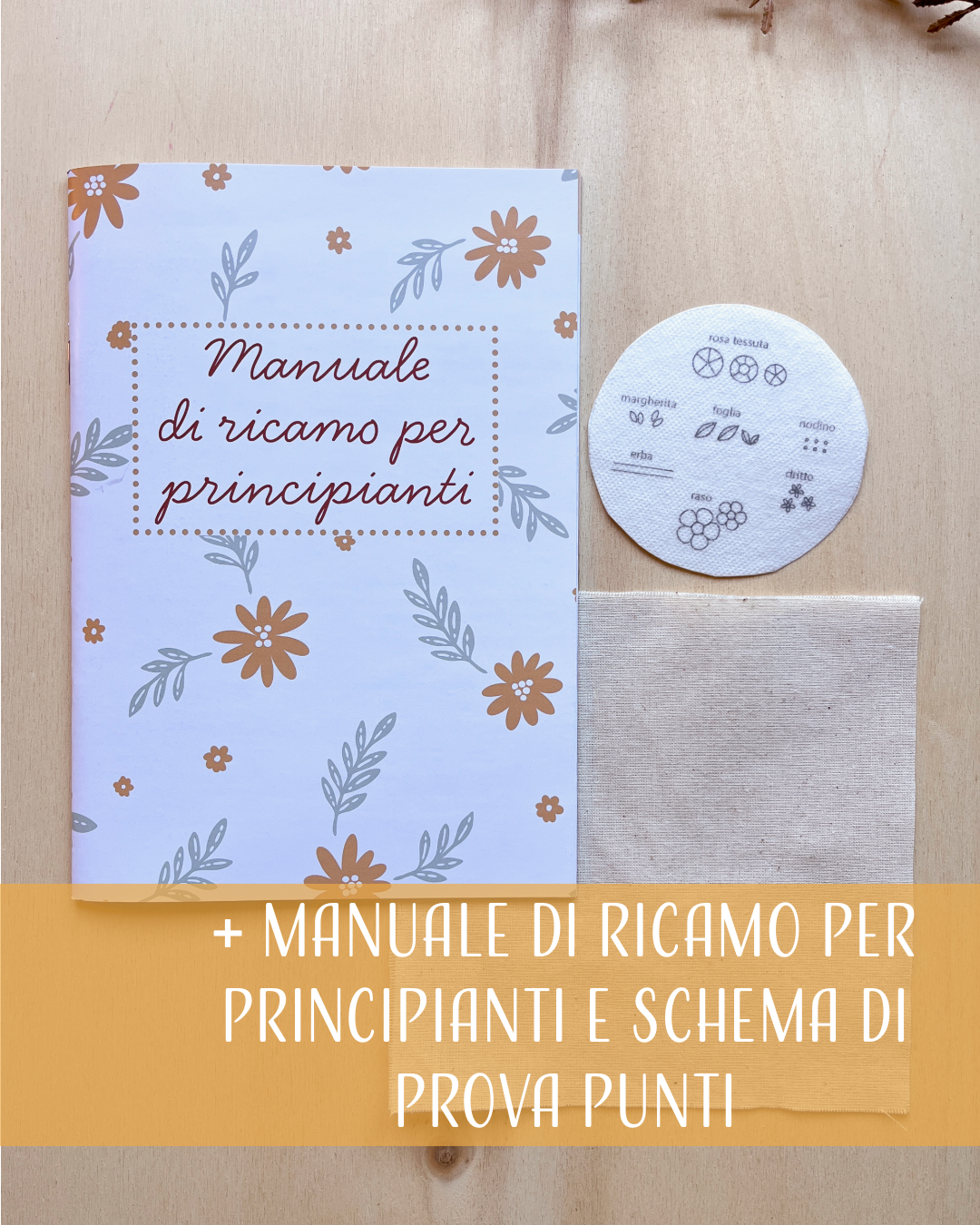 Crea la tua collana ricamata - kit completo