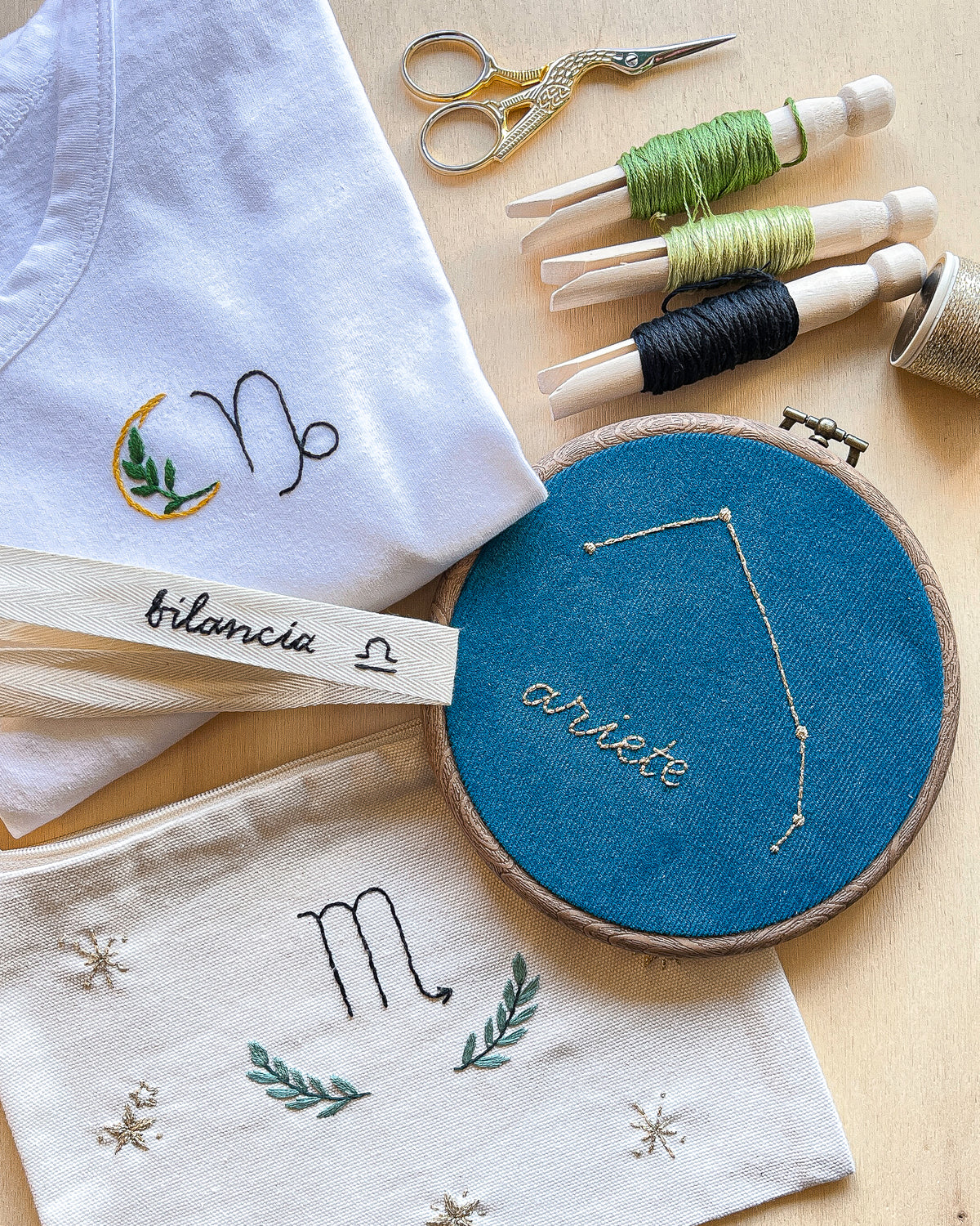 Pacchetto di stick and stitch - Segni zodiacali