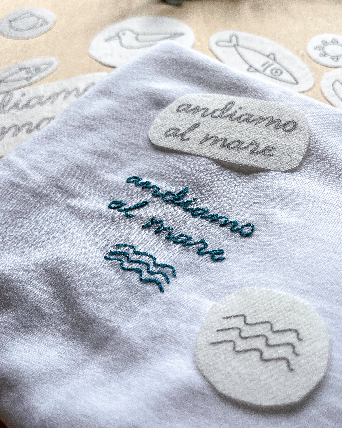 Pacchetto di stick and stitch - Mare
