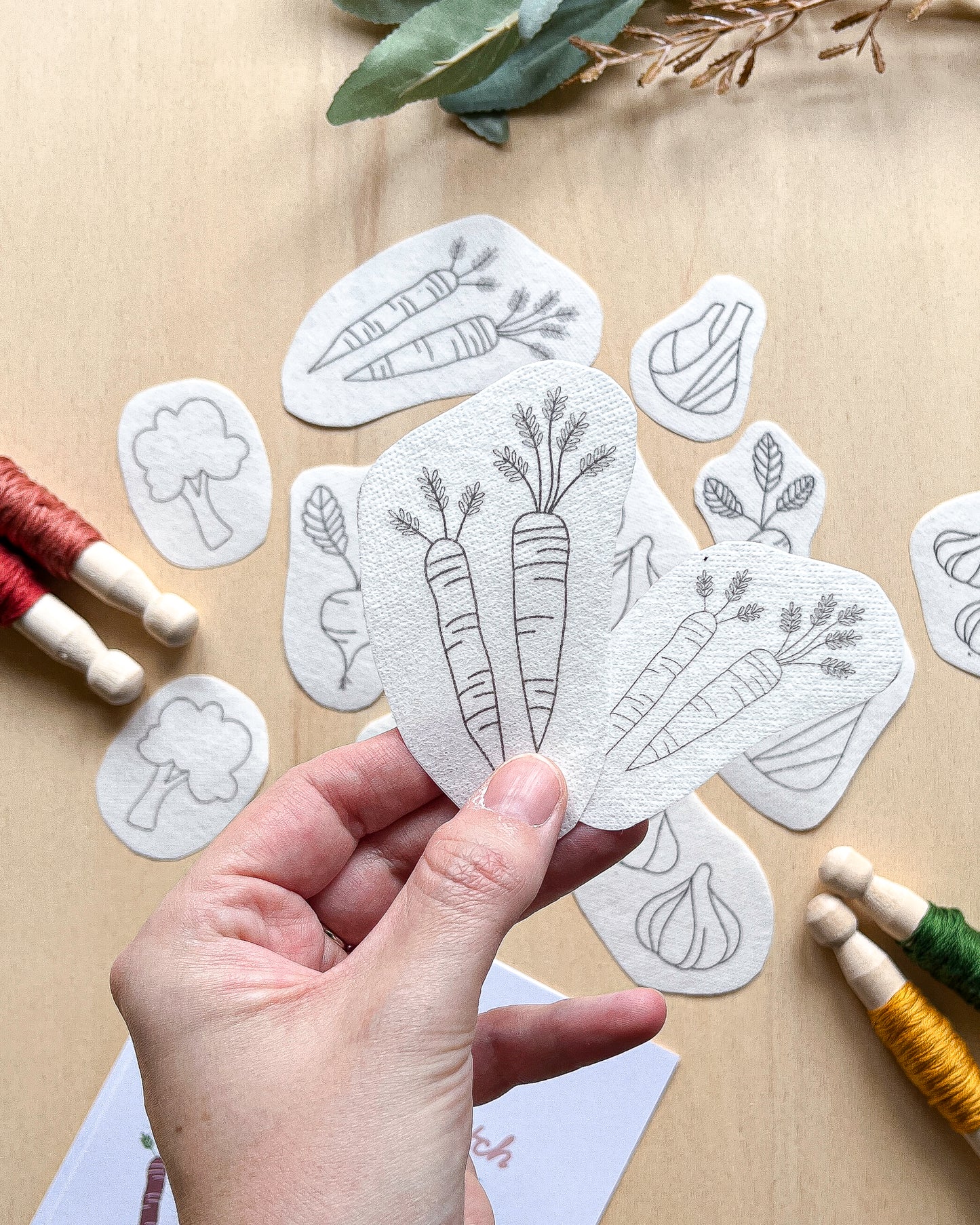 Pacchetto di stick and stitch - Verdure