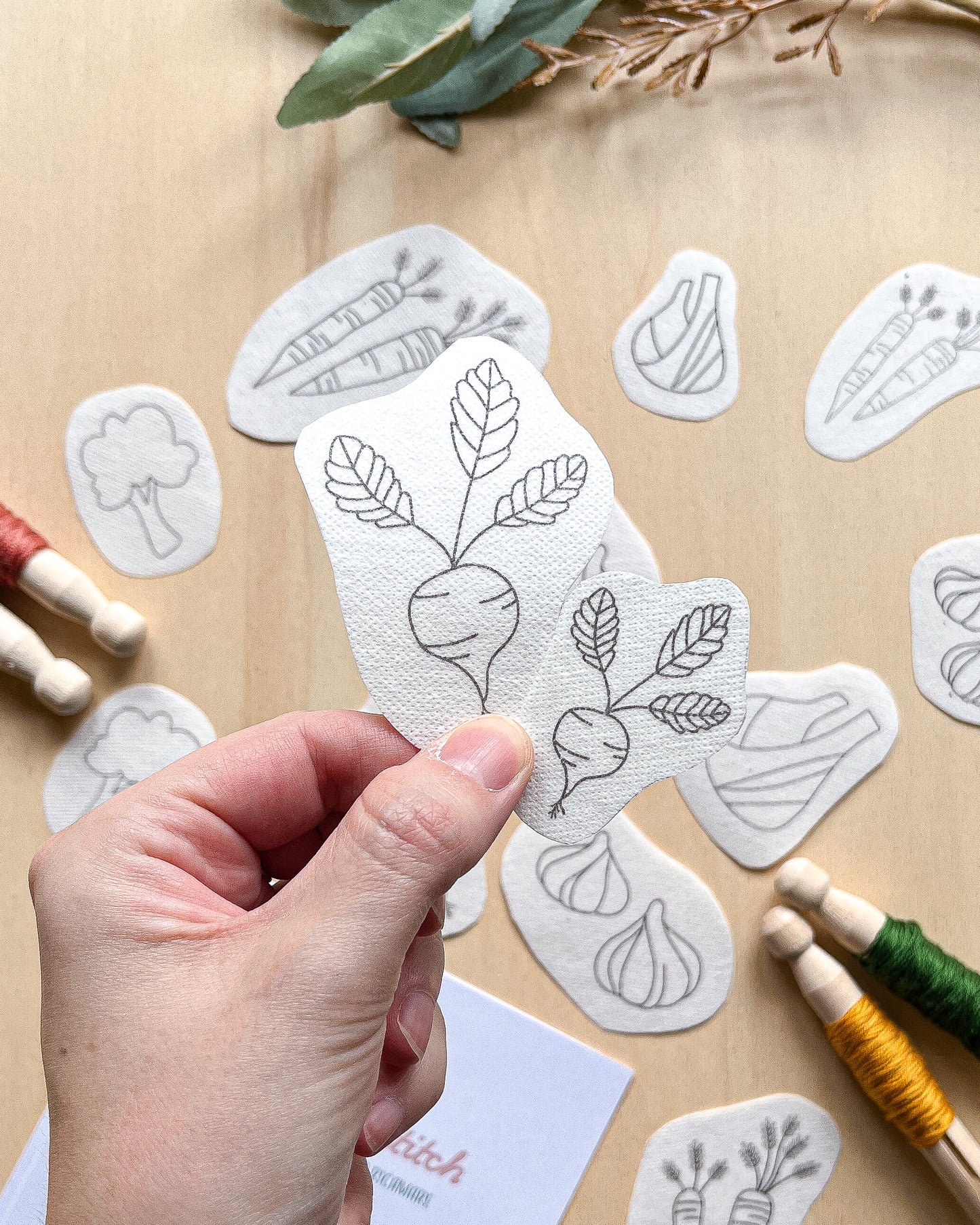 Pacchetto di stick and stitch - Verdure