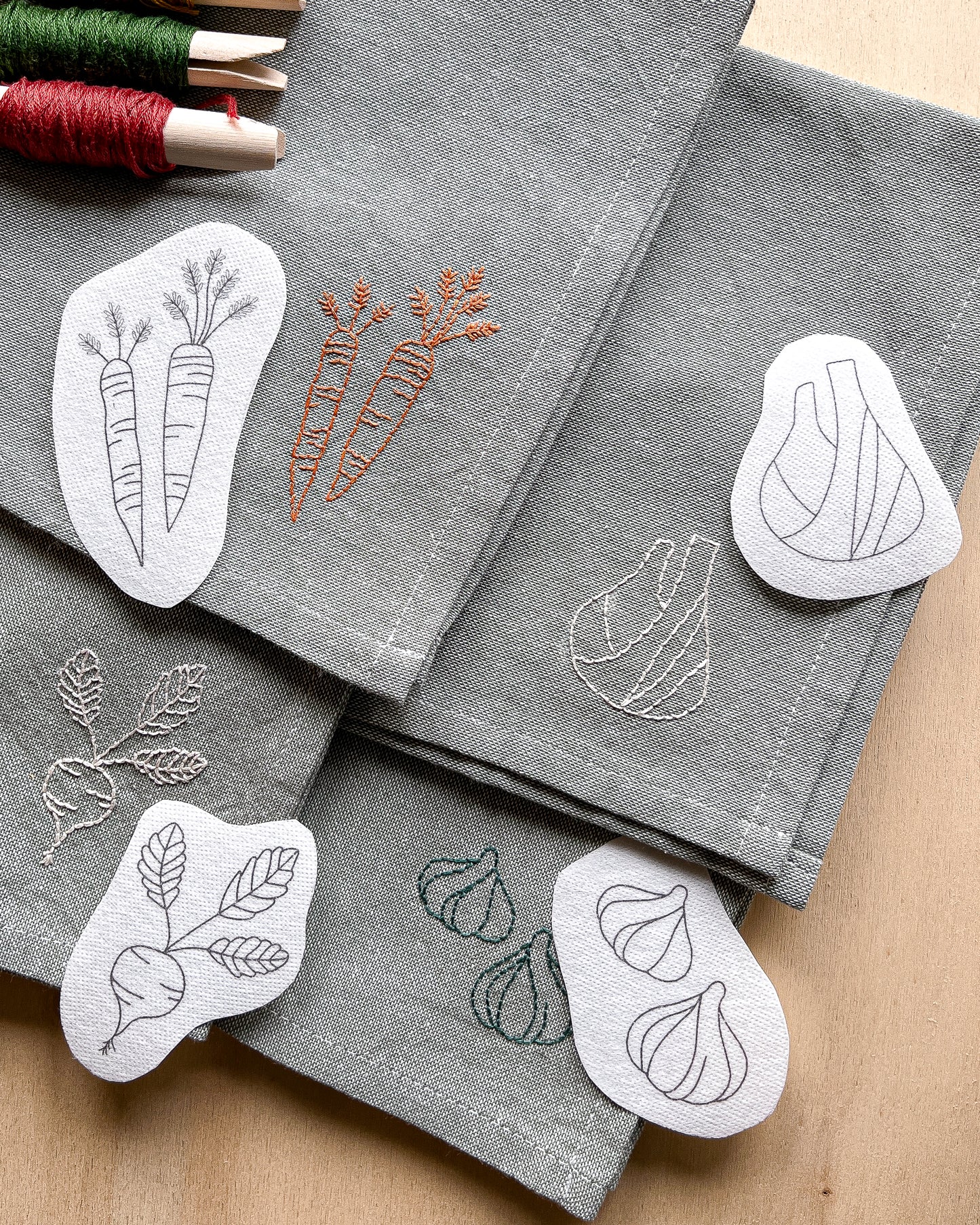 Pacchetto di stick and stitch - Verdure