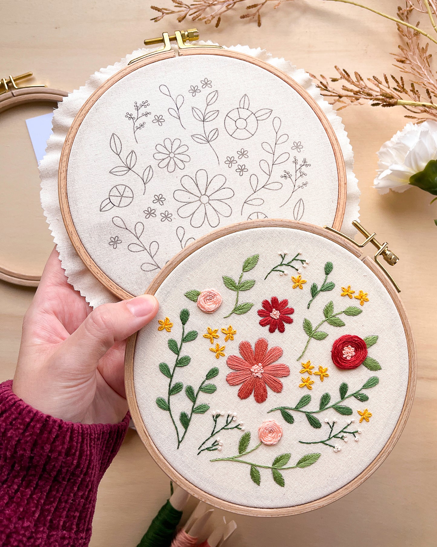 Kit da ricamo completo