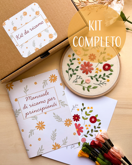 Kit da ricamo completo