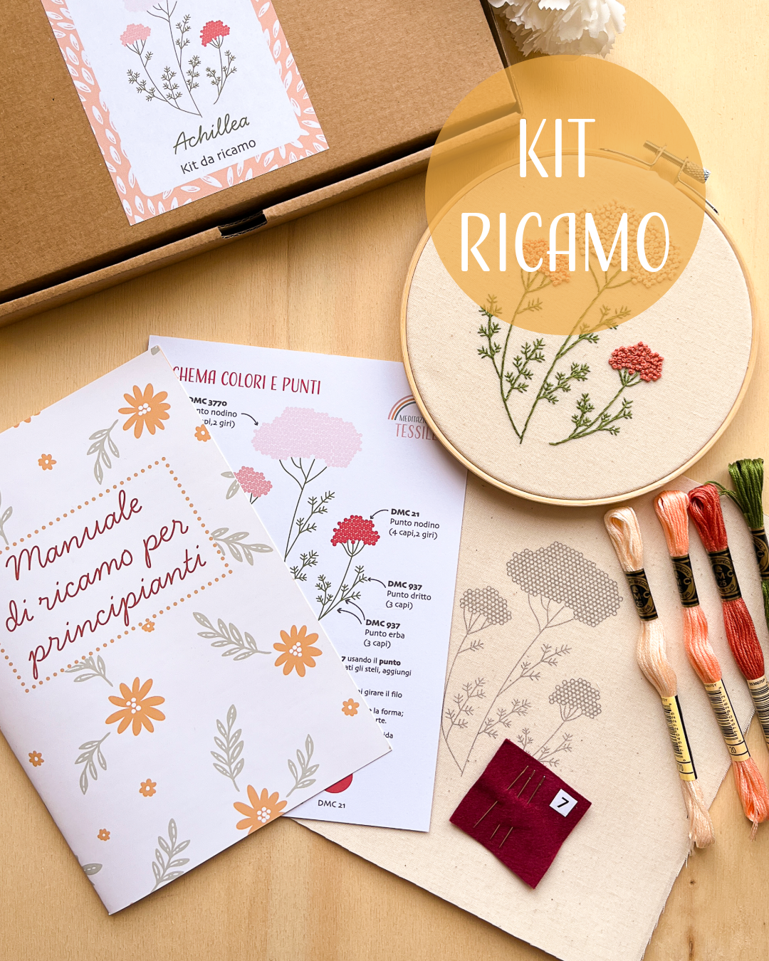 Kit da ricamo – Achillea