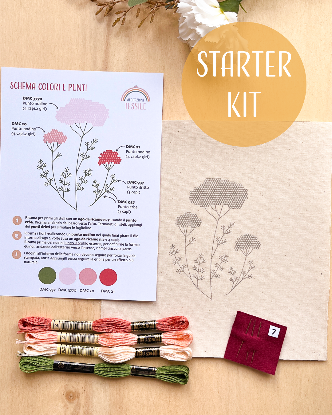 Kit da ricamo – Achillea