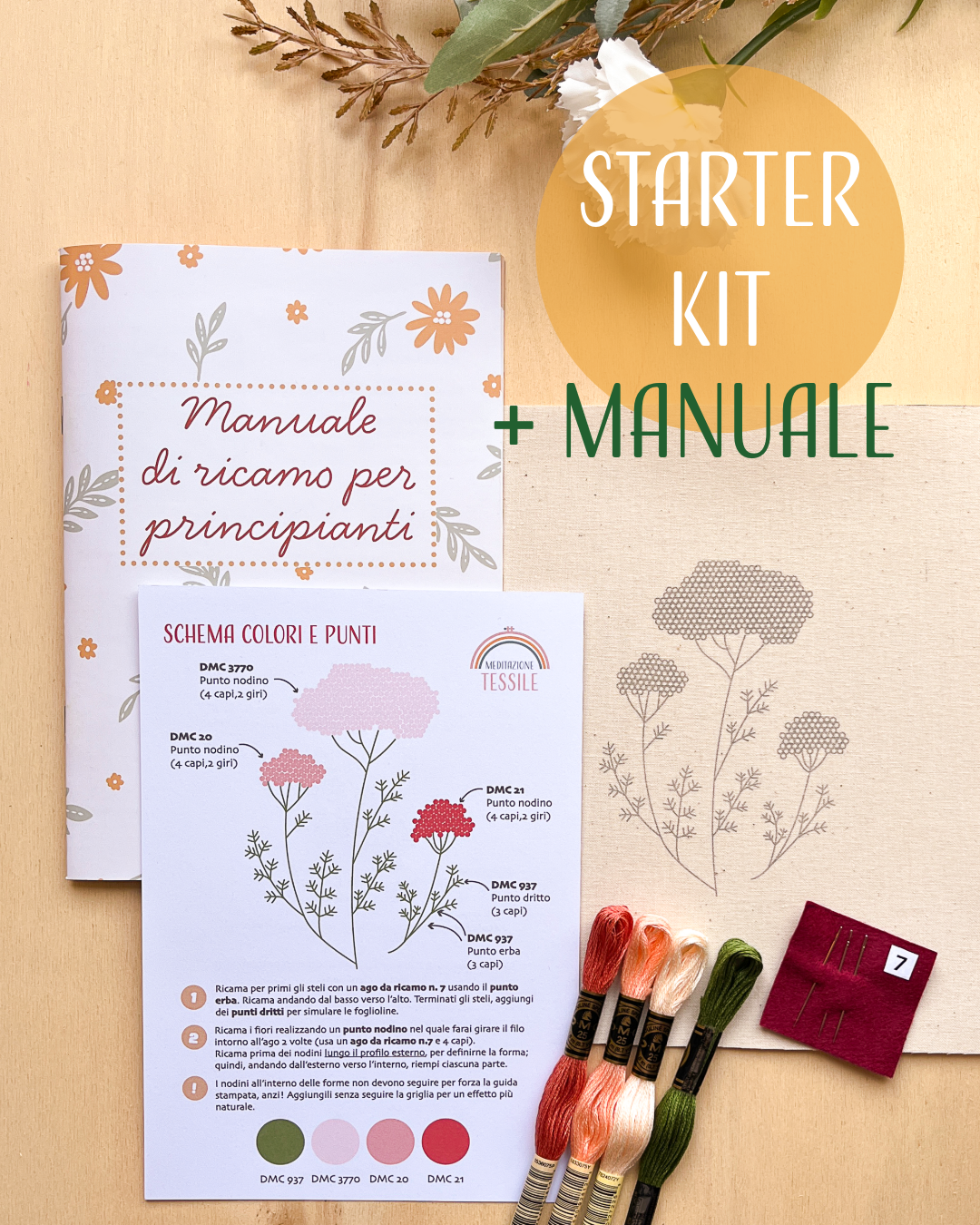 Kit da ricamo – Achillea
