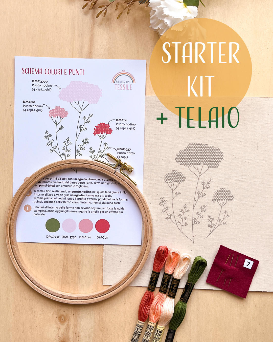 Kit da ricamo – Achillea