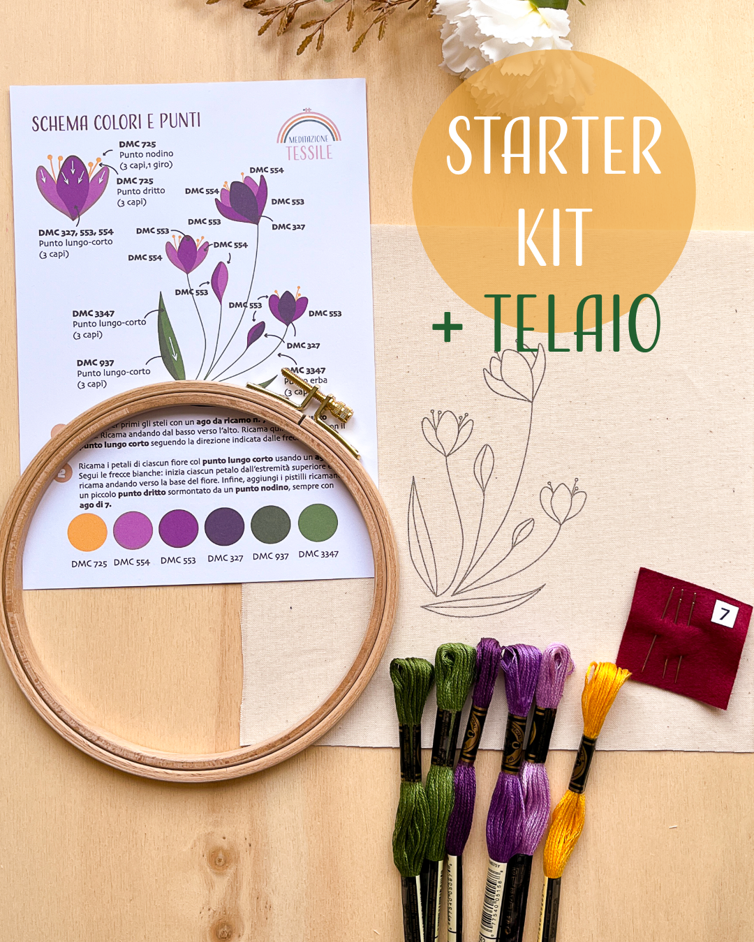 Kit da ricamo – Crocus