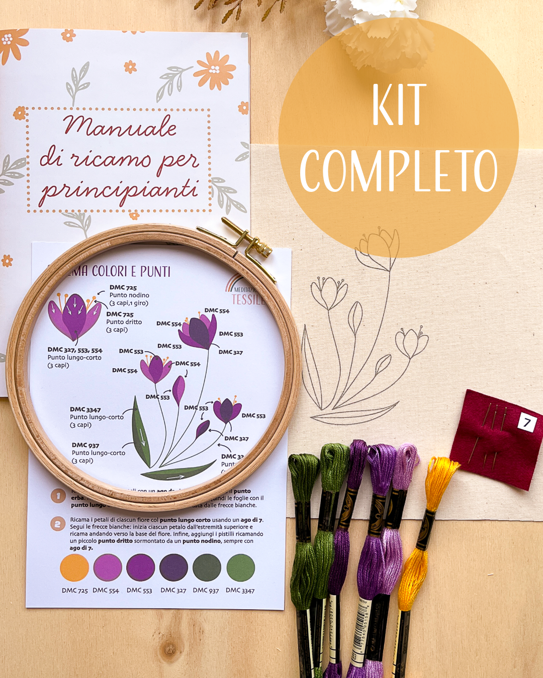 Kit da ricamo – Crocus