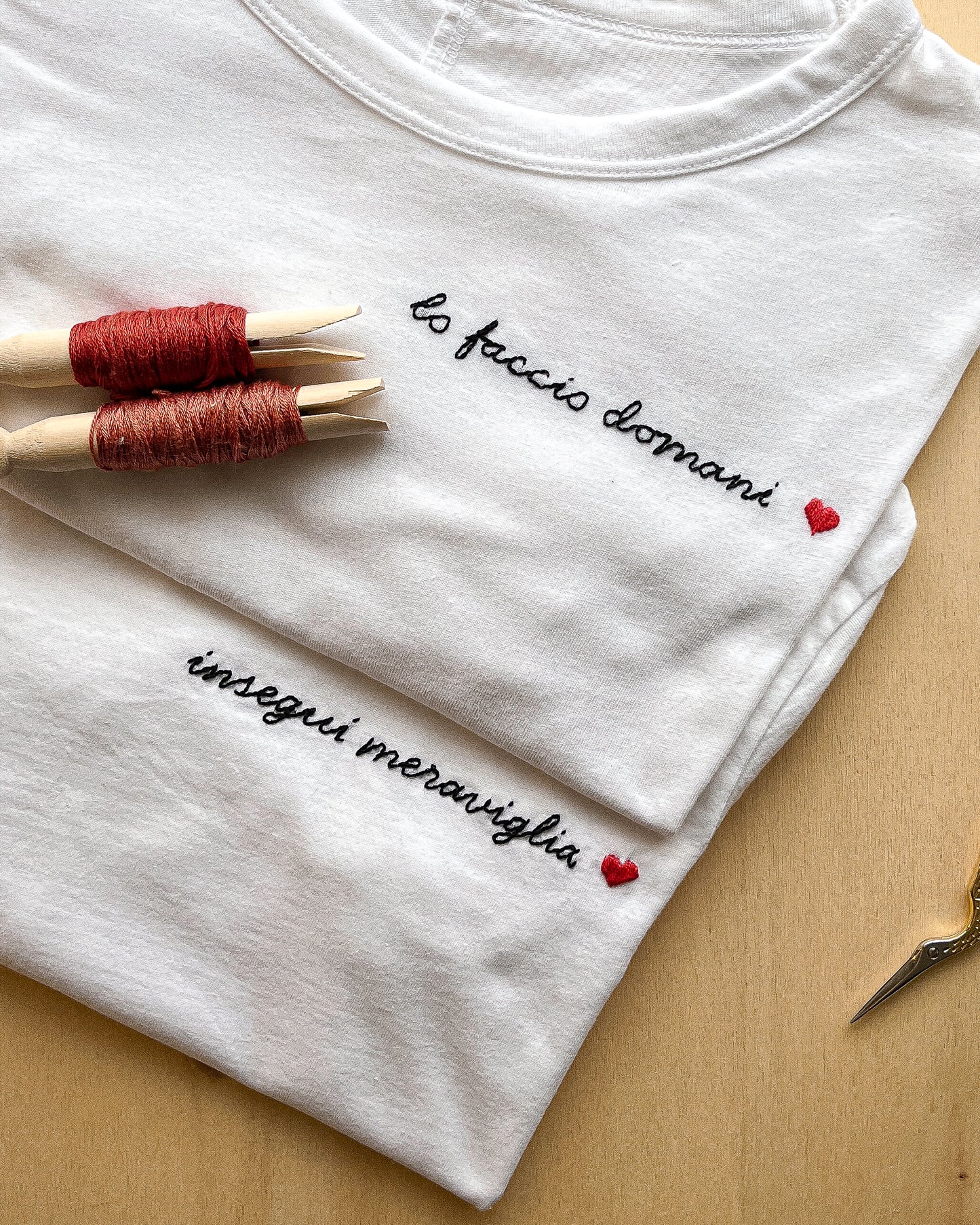 Pacchetto di stick and stitch - Ricama la tua maglietta