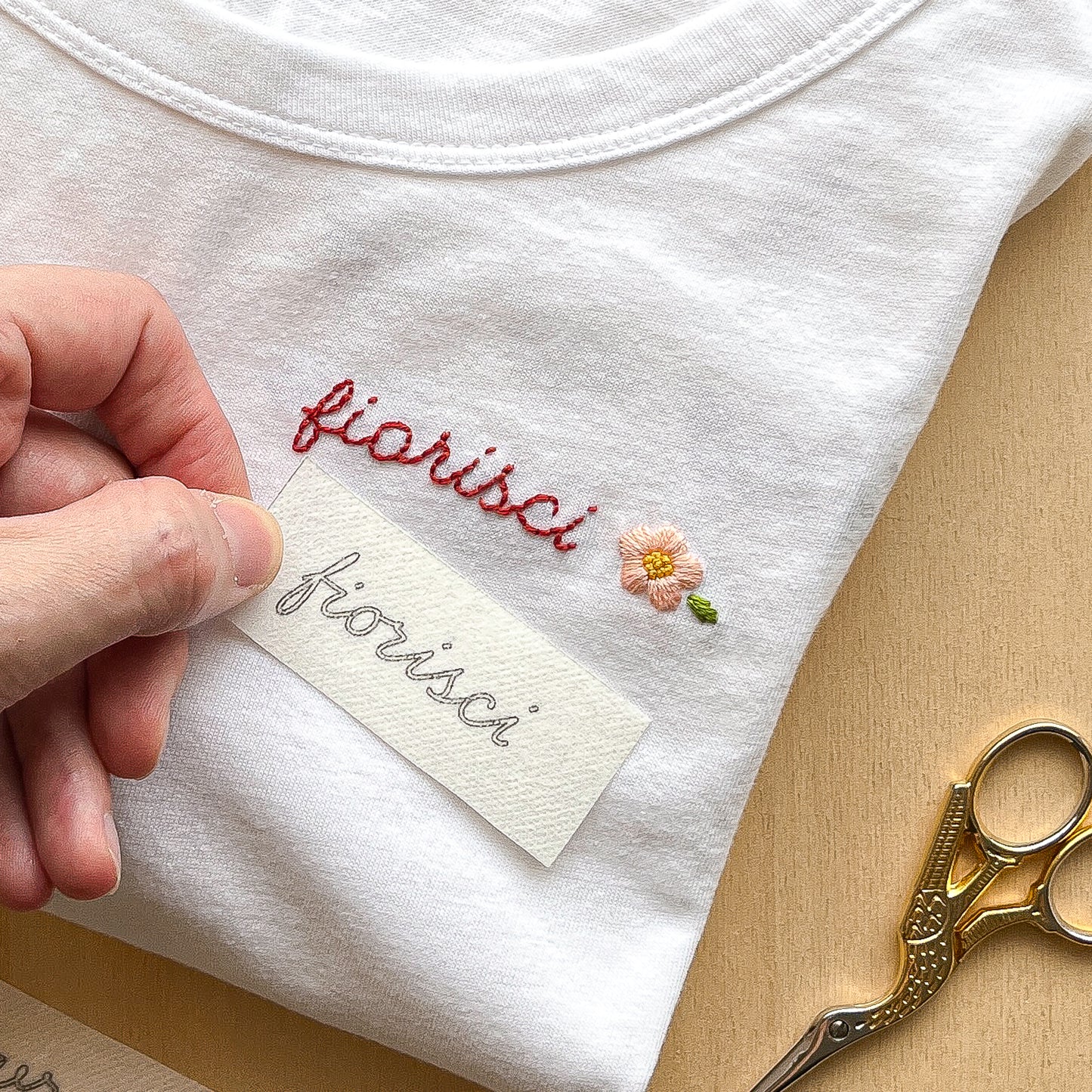 Pacchetto di stick and stitch - Ricama la tua maglietta