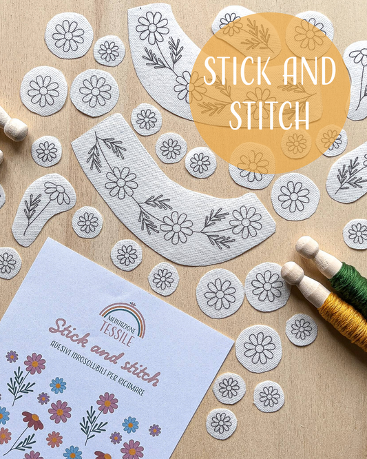 Pacchetto di stick and stitch - Margherite