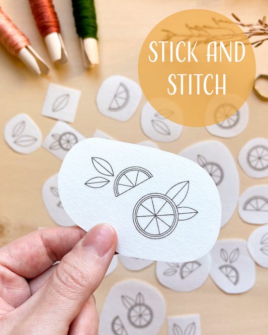 Pacchetto di stick and stitch - Limoni