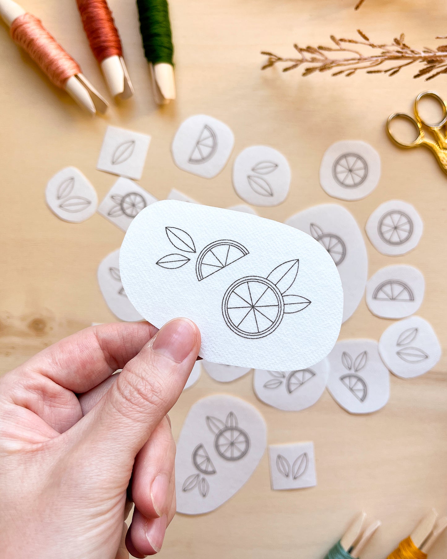 Pacchetto di stick and stitch - Limoni