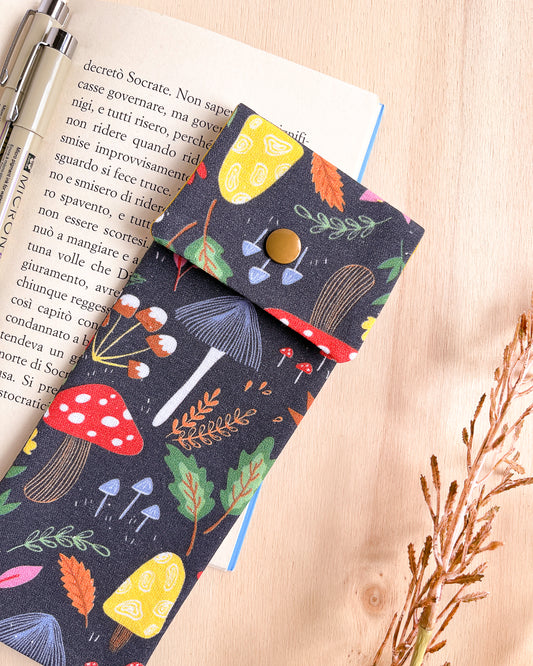Astuccio autunnale con funghi